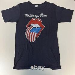 Vintage 80s The Rolling Stones T Shirt North American Tour 1981 Large vtg tee
