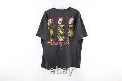 Vintage 90s Mens XL The Rolling Stones 94/95 Voodoo Lounge Band Tour T-Shirt USA