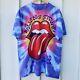 Vintage 90s The Rolling Stones Bridges To Babylon Tour T Shirt Sz Xl Tie Dye