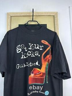 Vintage 90s The Rolling Stones Get Your Kicks Voodoo Lounge Shirt Tee Size XL