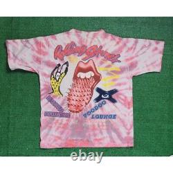 Vintage 90s The Rolling Stones Voodoo Lounge Tour 1994 XL Tie Dye Shirt RARE