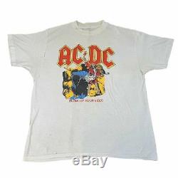 Vintage ACDC Blow Up Your Video T-Shirt 1980's Guns N' Roses Rolling Stones
