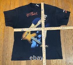 Vintage All over Rolling Stones Mens Keith Richards T Shirt Japan Relief XL RARE
