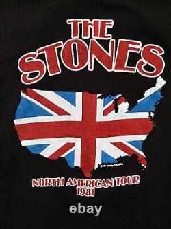 Vintage Authentic 1981 The Rolling Stones North American Tour Official T-Shirt