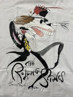 Vintage Brockum 1994 Rolling Stones Voodoo Lounge by Gerald Scarfe T-Shirt Sz XL