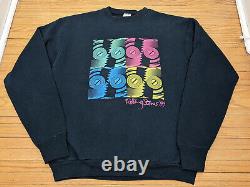 Vintage Brockum Rolling Stones Steel Wheels 1989 Sweatshirt Men's Size XL USA