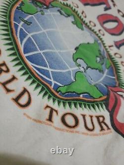 Vintage Brockum Rolling Stones Voodoo Lounge 1994 1995 World Tour Band Shirt L