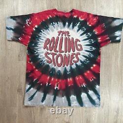 Vintage Fruit of The Loom The Rolling Stones T-Shirt 1994 Mens Size XL Tie Dye