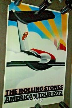 Vintage Poster The Rolling Stones American Tour 1972 Sunday Productions 1972
