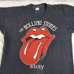 Vintage RARE 70s 80s The Rolling Stones T Shirt Raindrop Productions Original