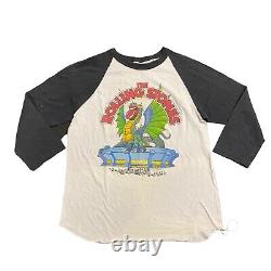 Vintage RARE Rolling Stones 1981 Sold Out World Tour T Shirt FLORIDA Van Halen L