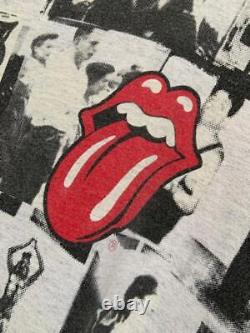 Vintage ROLLING STONES 1994 all over print rock band shirt size XL