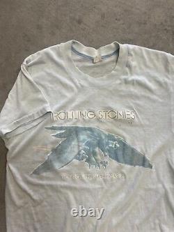 Vintage ROLLING STONES Authentic Tour Of The Americas'75 T shirt Large Rock