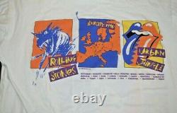 Vintage ROLLING STONES Urban Jungle Tour Europe 1990 Promo T-Shirt O/S