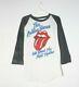 Vintage Raglan Rolling Stones Band Shirt