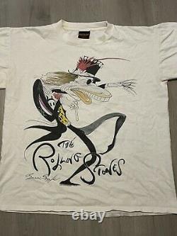 Vintage Rare 1994 Gerald Scarfe THE ROLLING STONES Voodoo Lounge Tee Shirt