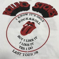 Vintage Rolling Stones 1978 Tour T-Shirt