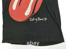 Vintage Rolling Stones 1989 North American Tour T Shirt XL FOTL Single Stitch