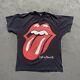 Vintage Rolling Stones 1989 The North American Tour Band Graphic Print Shirt L