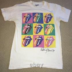 Vintage Rolling Stones 1989 The North American Tour Concert T Shirt L USA