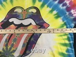 Vintage Rolling Stones 1994 Liquid Blue Tie Dye T Shirt XL Single Stitch