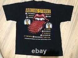 Vintage Rolling Stones 1994 Voodoo Lounge 2 Sided Rock Single Stitch T shirt XL