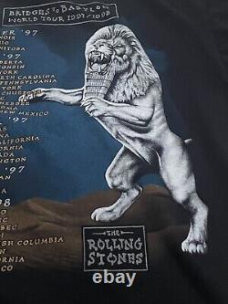 Vintage Rolling Stones 1998 Bridges To Babylon Tour Shirt XL