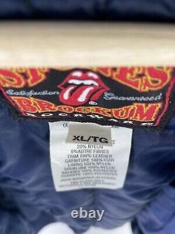 Vintage Rolling Stones 94 Varsity Jacket Brockum Rockware Made In Canada Sz XL