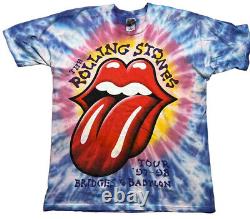 Vintage Rolling Stones 98 Bridges To Babylon Rare T-Shirt Men's XL Bootleg