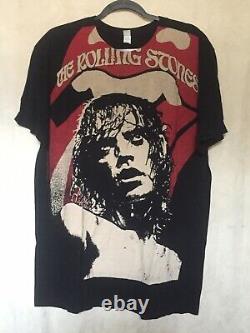 Vintage Rolling Stones All Over Print Shirt XL