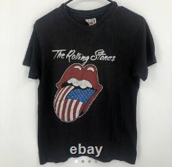 Vintage Rolling Stones Band Tee 1981 Tour Tee Shirt Men's Medium