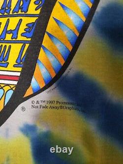 Vintage Rolling Stones Bridges To Babylon Tie Dye Tour T-Shirt 1997 Size XL