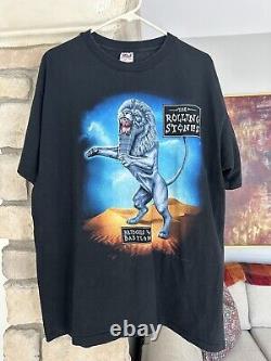 Vintage Rolling Stones Bridges To Babylon World Tour 1997-1998 Concert Shirt XL