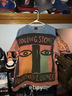 Vintage Rolling Stones Conce Tour Voodoo Lounge 1994 1995 Shirt Brockum Size XL
