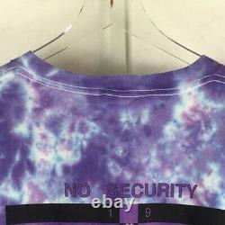 Vintage Rolling Stones No Security 1999 Tour Mens T-Shirt Purple Tie Dye XL