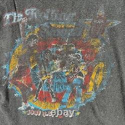 Vintage Rolling Stones Raglan Shirt Mens S Black Band Tee 1981 Tour Tattoo USA