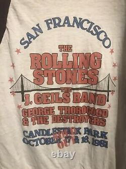 Vintage Rolling Stones Shirt 1981