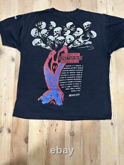 Vintage Rolling Stones Shirt AOP Voodoo Lounge 1994/95 All Over Print XL Faded