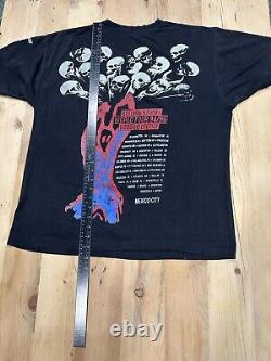 Vintage Rolling Stones Shirt AOP Voodoo Lounge 1994/95 All Over Print XL Faded