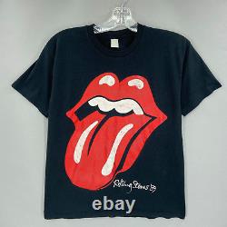 Vintage Rolling Stones Shirt ORIGINAL North American Tour'89 Tee Brockum Large