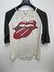 Vintage Rolling Stones Shirt Tongue Size L