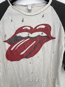 Vintage Rolling Stones Shirt Tongue Size L
