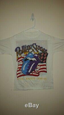 Vintage Rolling Stones Steel Wheels 1989 Tour Shirt