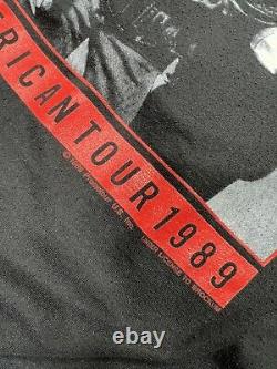 Vintage Rolling Stones Steel Wheels T Shirt 1989 Tour