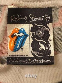 Vintage Rolling Stones T-Shirt 1989 Classic All Over Tongue Fits Like A Medium