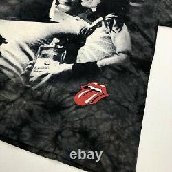 Vintage Rolling Stones Tie Dye T-Shirt Exile on Main St Mens Medium Made In USA