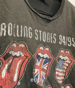 Vintage Rolling Stones Tour Tee Shirt'94'95 Voodoo Lounge Rock T-shirt 2XL