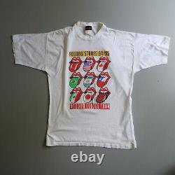 Vintage Rolling Stones Voodoo Lounge 1994 1995 Tour Shirt Large Brockum White L