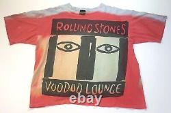 Vintage Rolling Stones Voodoo Lounge 90s Tour USA Single Stitch T Shirt Band XXL