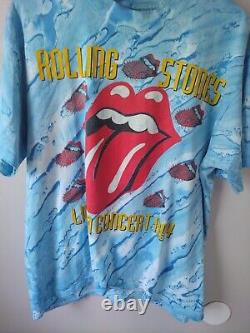 Vintage Rolling Stones Voodoo Lounge Shirt 90s 1994 Tour Concert Band Tie Dye
